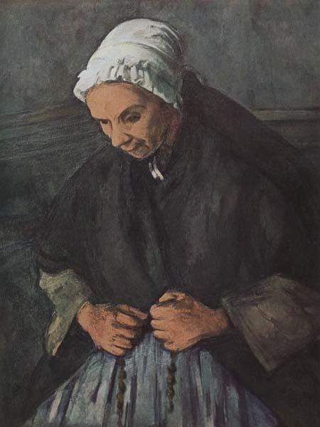 Paul Cezanne Old Woman with a Rosary France oil painting art